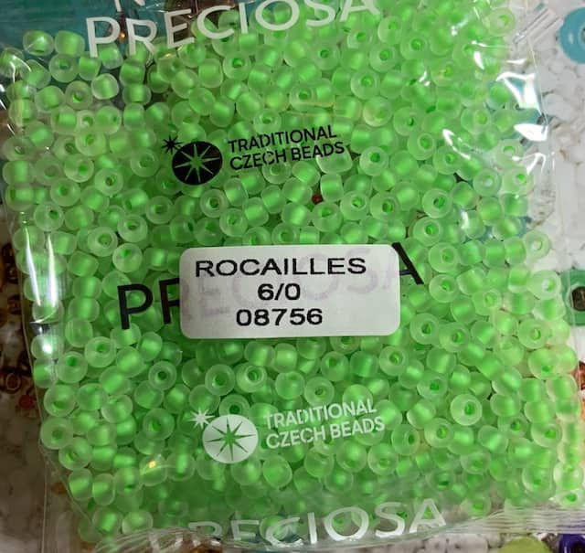08756 6/0 Matt Preciosa Ornela Kum Boncuk