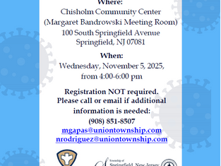 Flu Clinic on Wednesday 11/5/25