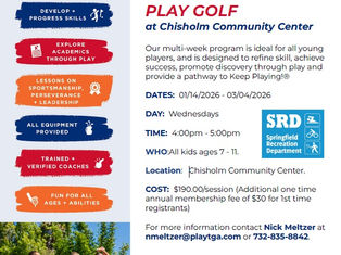 Indoor Golf Classes at Chisholm Starting in January