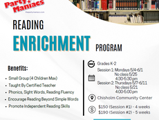 Late-Spring Session of Reading Enrichment at Chisholm