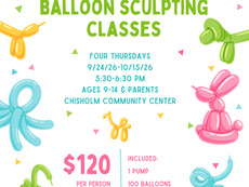 New Balloon Sculpting Classes at Chisholm this Fall