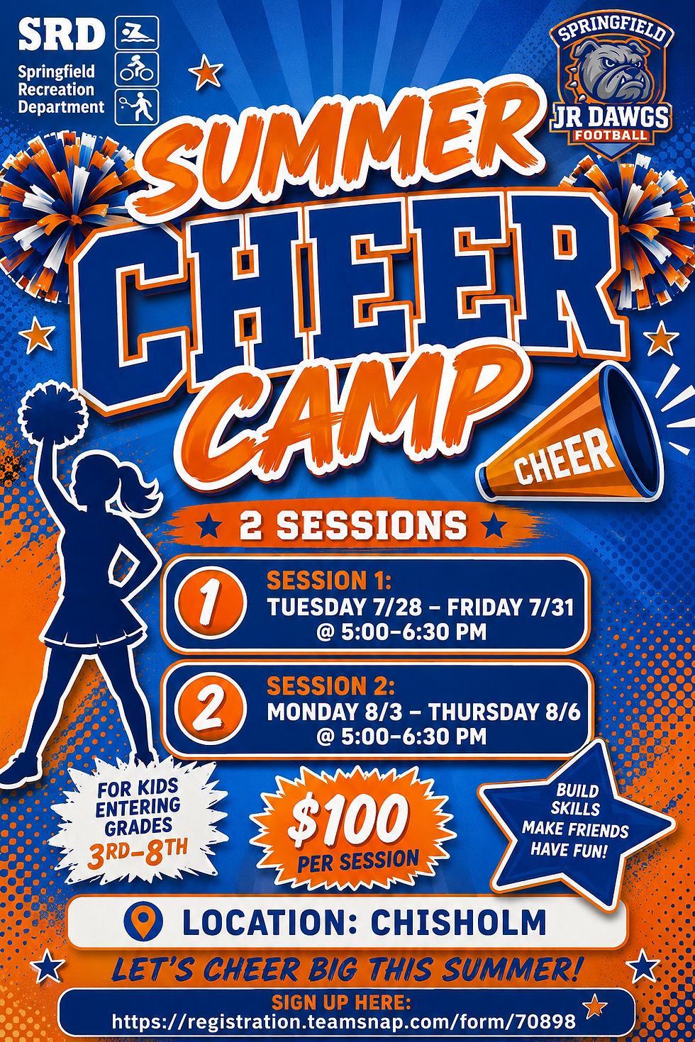 Summer Cheerleading Camps at Chisholm