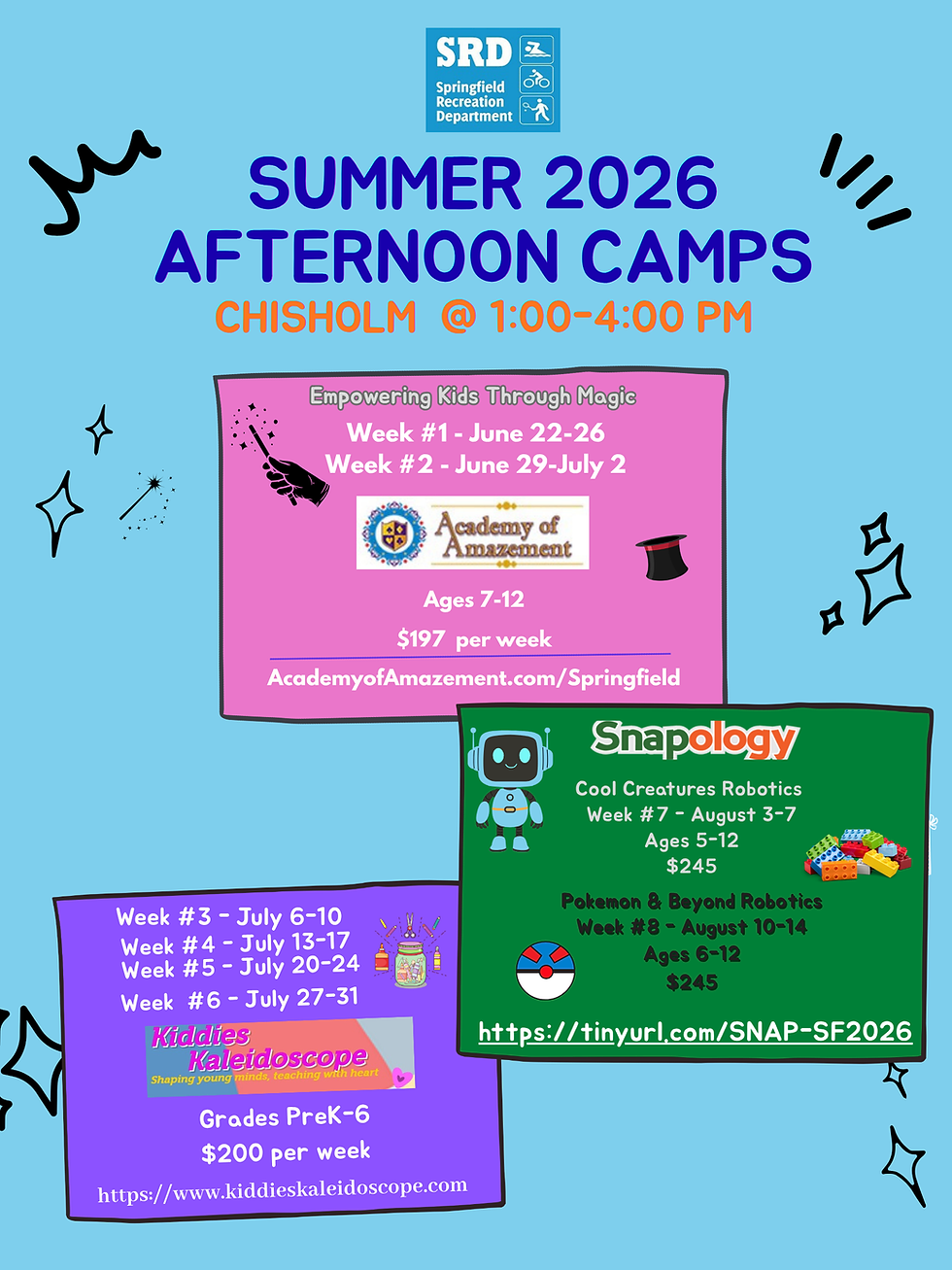 Chisholm Afternoon Camps & Late-Summer Camps