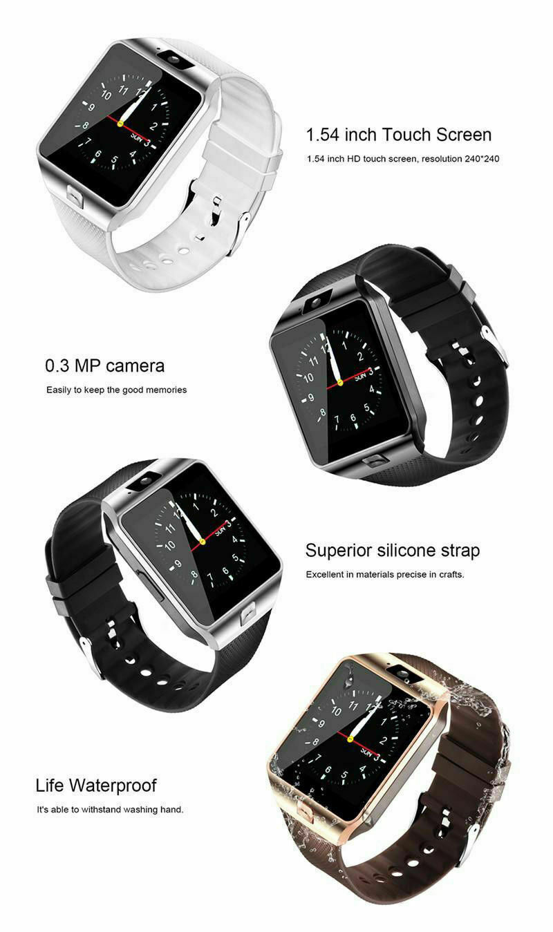 Thumbnail: Bluetooth Sync Smartwatch with Camera