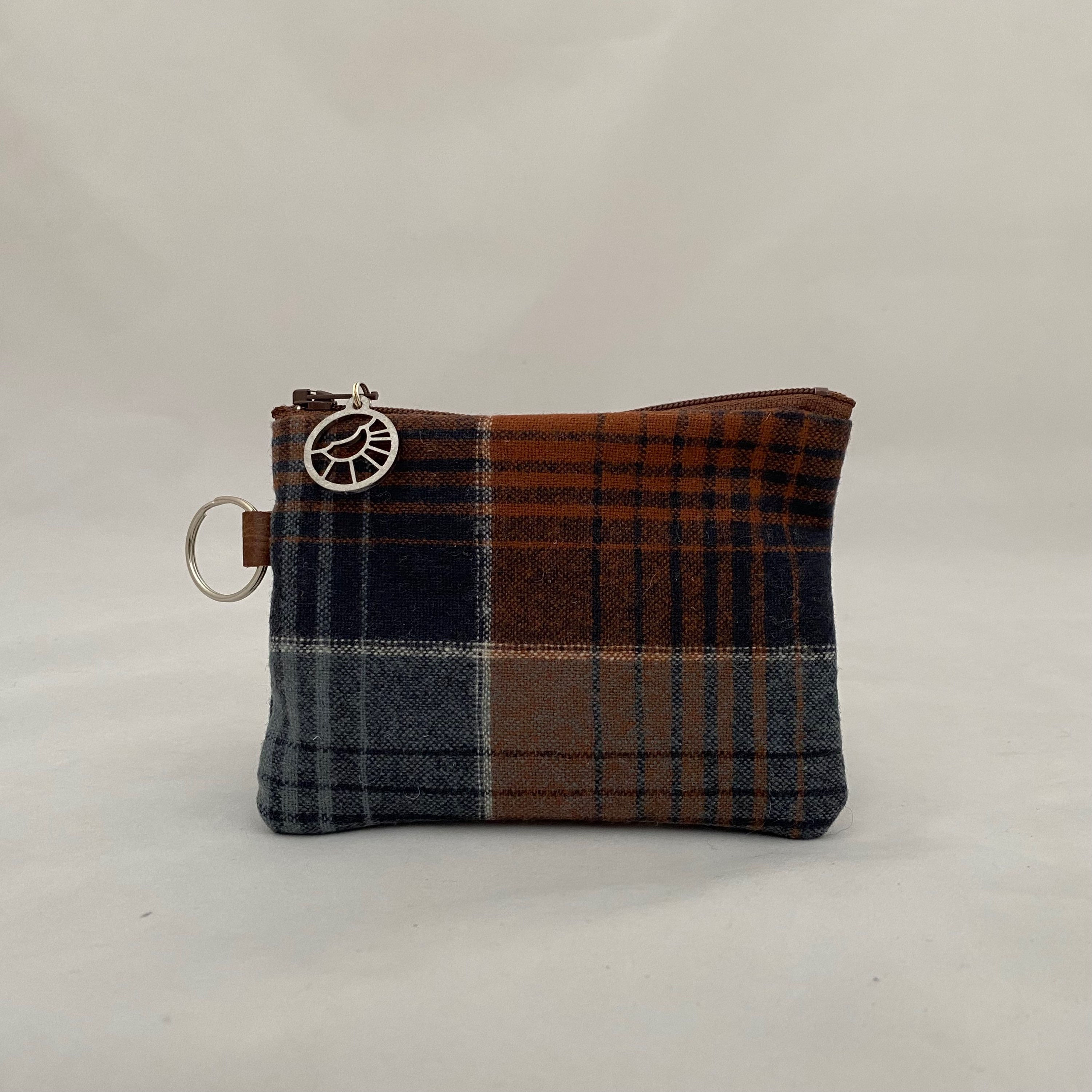 Brown & Blue Shirt Weight Card Wallet