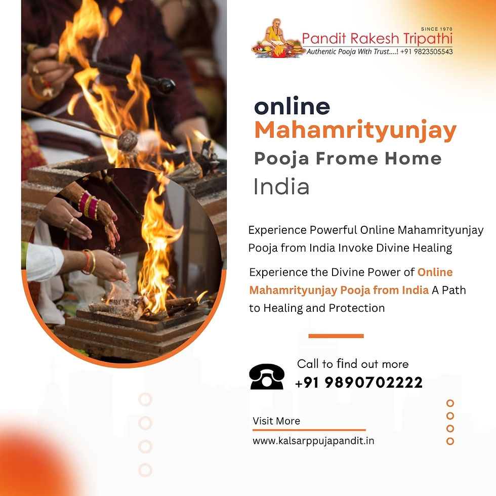 Book Online Mahamrityunjay Pooja from India – Experience Divine Healing from Home