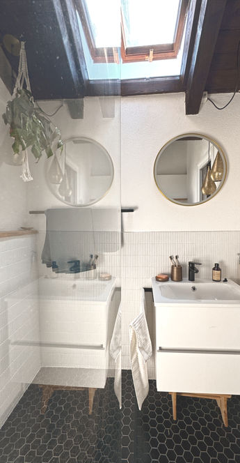 Casa Antro Rustico Tessin – Bad mit Walk-In Dusche