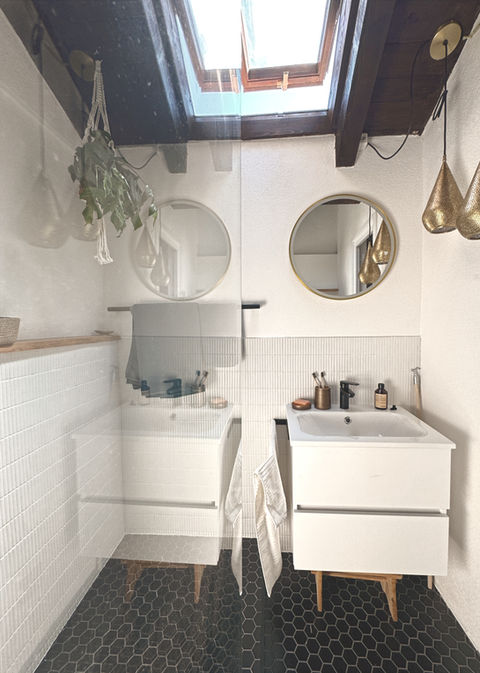 Casa Antro Rustico Tessin – Bad mit Walk-In Dusche