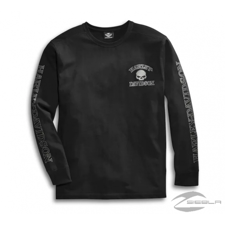 camiseta-manga-larga-h-d-skull-negra