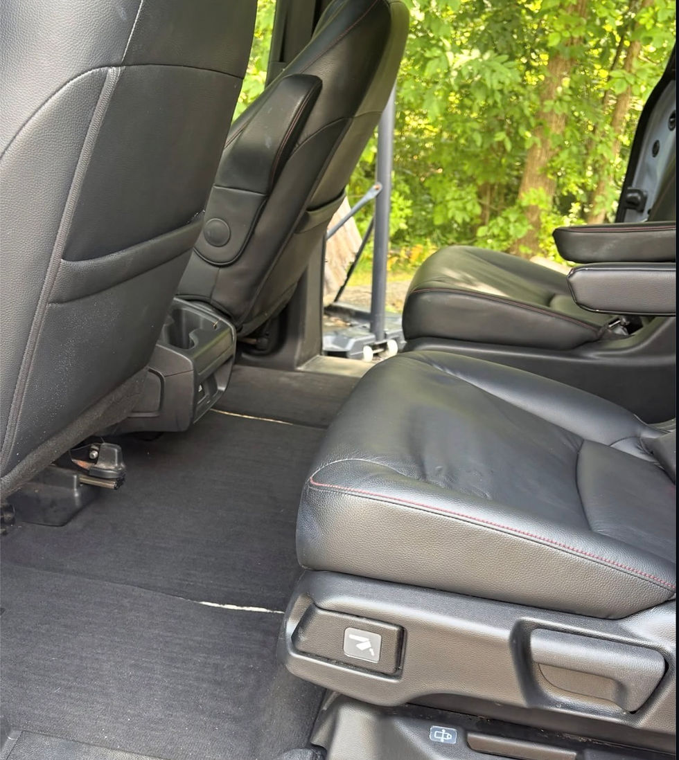Clean silver SUV exterior after detailing