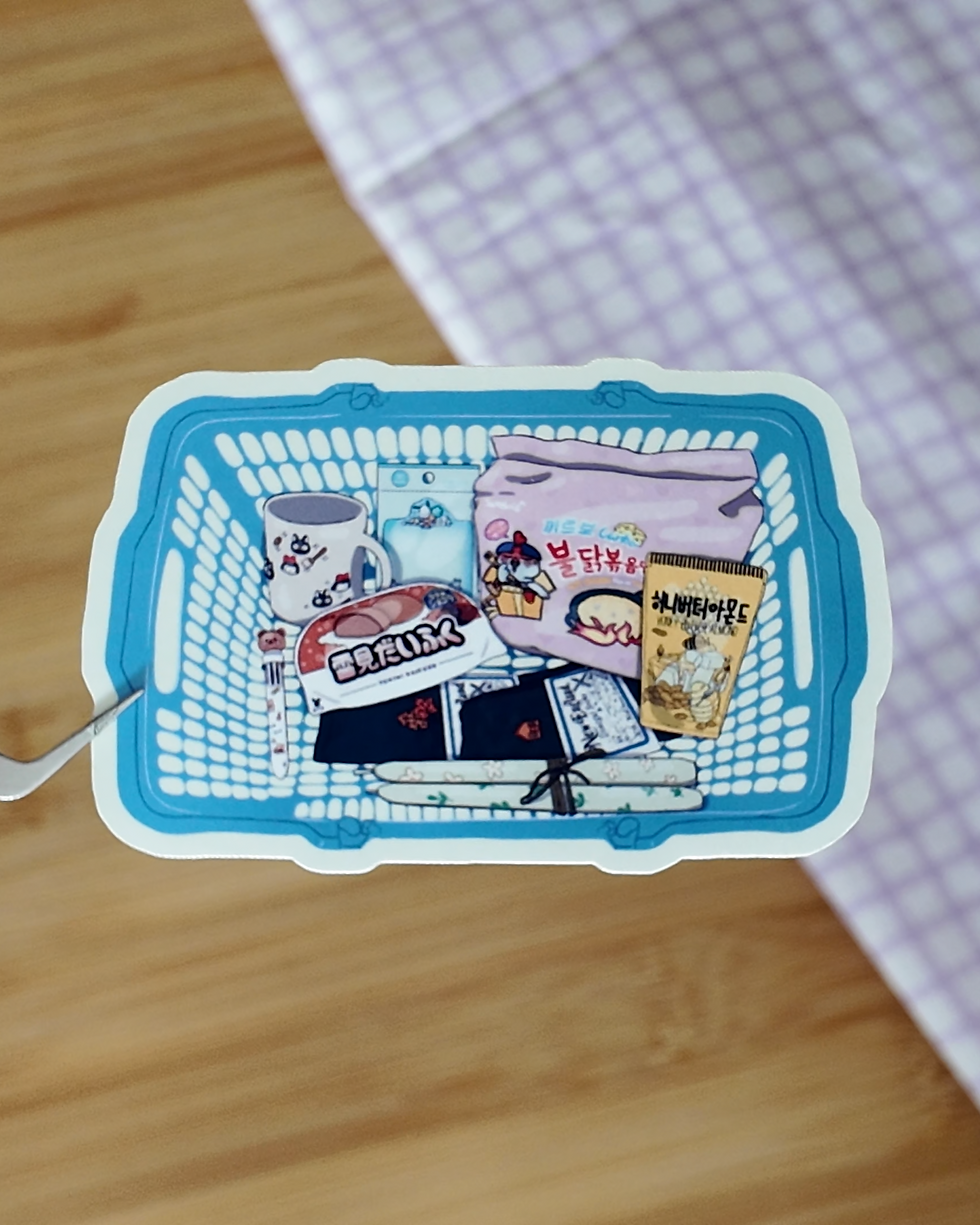 Thumbnail: Konbini Basket🌷Sticker Pack