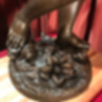 Thumbnail: Full-sized BRONZE w/24k Gold torch