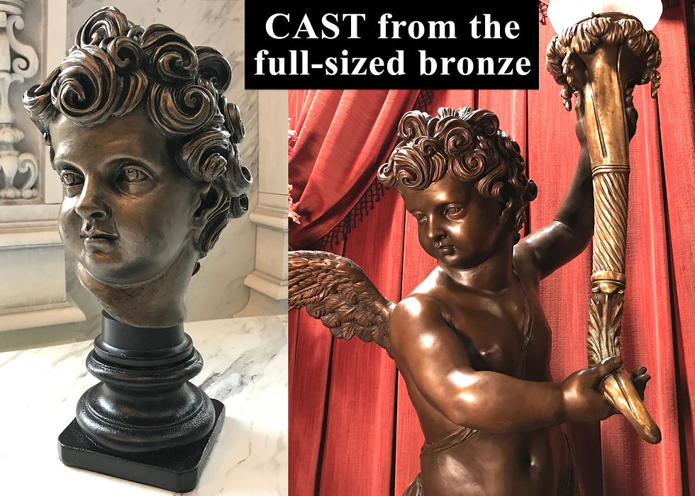 Thumbnail: Full-sized resin Cherub Head