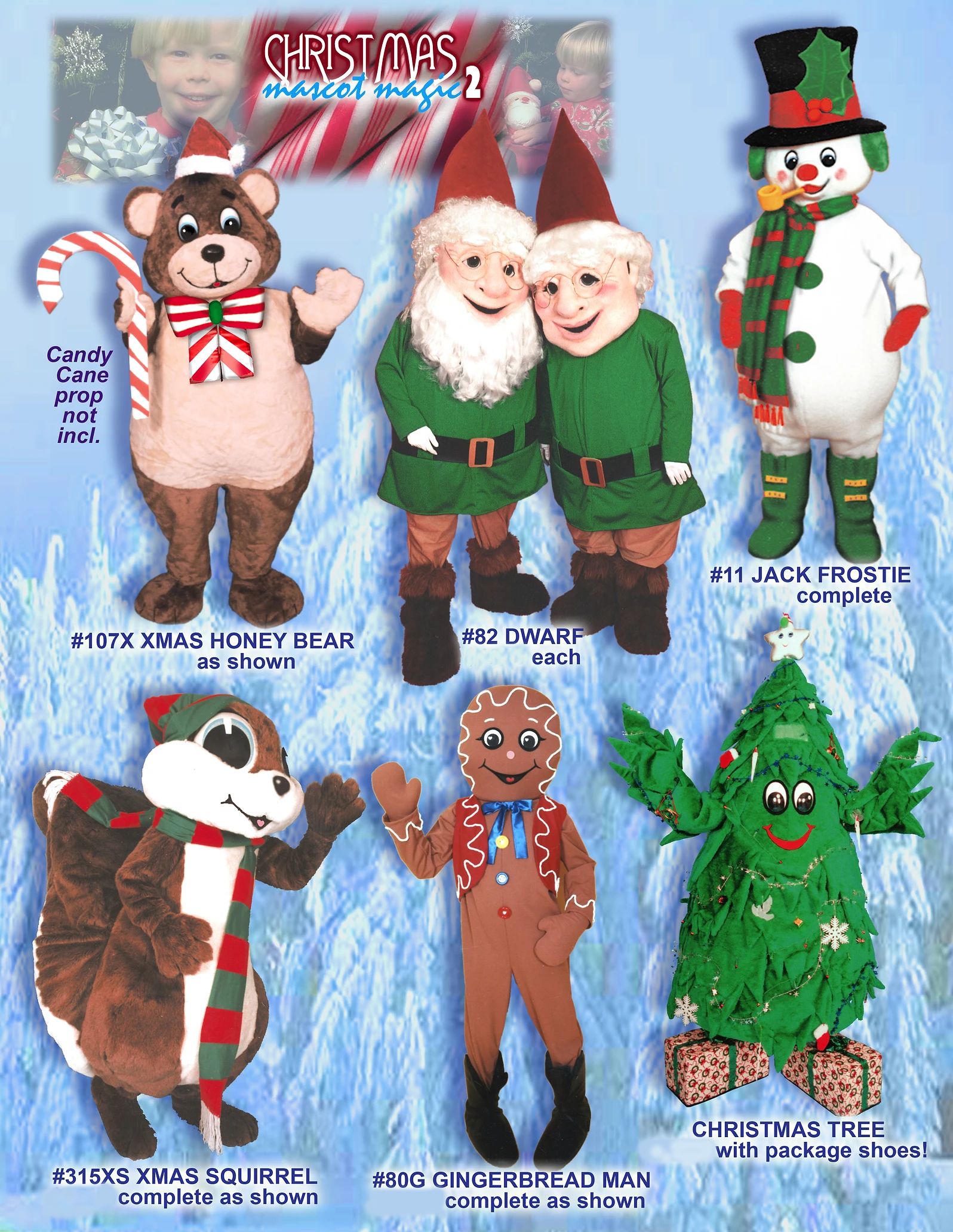 Christmas clearance mascot costumes