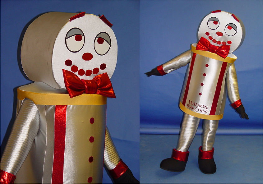 Facemakers Robot Mascot Costumes