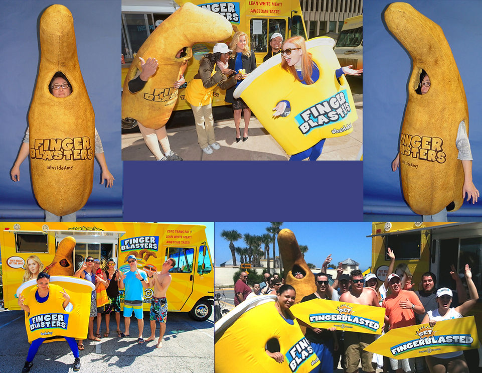 Facemakers Fried Chicken Mascot Costumes