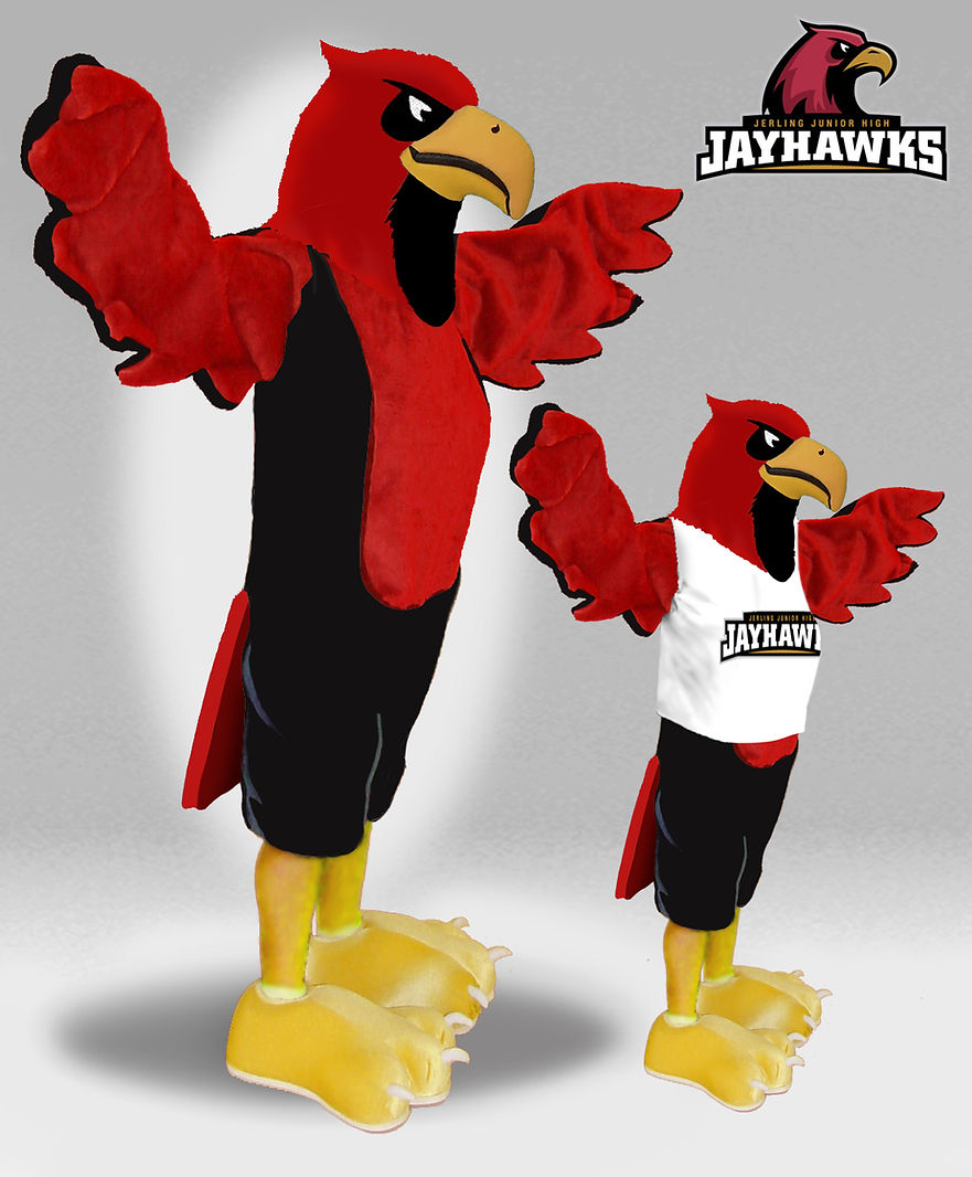 Jayhawk mascot Facemakers