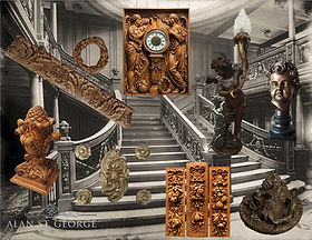 Titanic 置時計 メタル製 シルバー rms Titanic clock by Alan St George | eBay