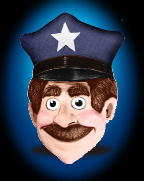 POLICE OFFICER MASCOT COSTUMES