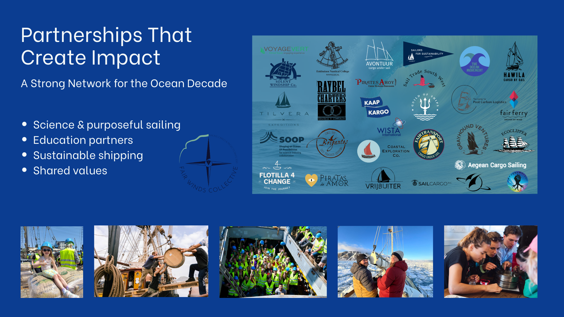 Partner  on the blue Roads Fair Winds Collective