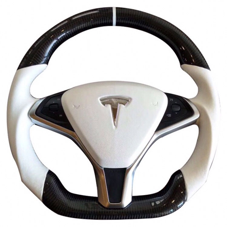 Thumbnail: 2018-22 Tesla Model 3  Real Japanese Carbon Fiber Steering Wheel