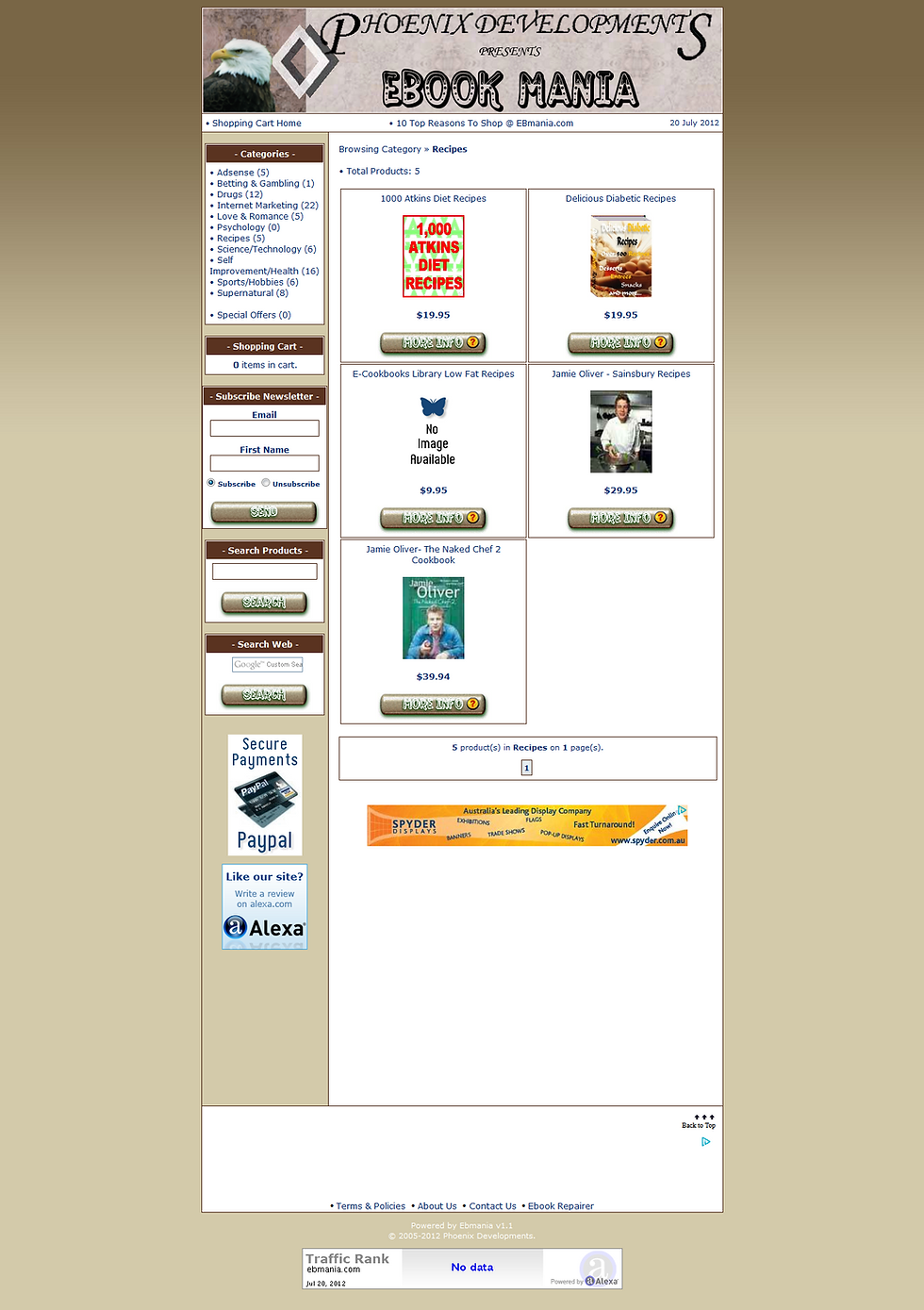 main page