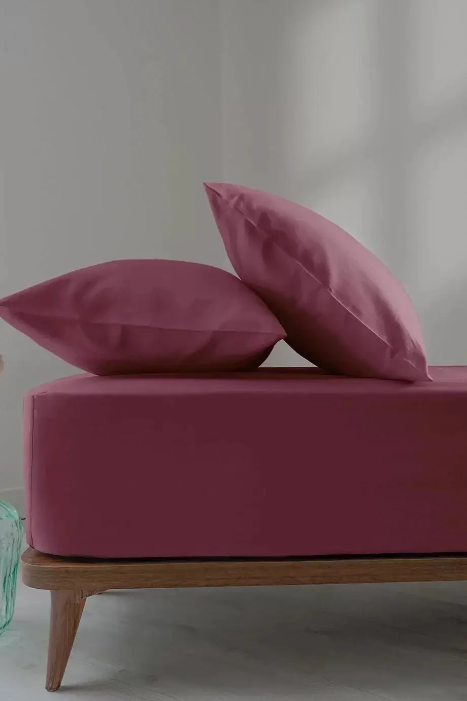 Thumbnail: Monochrome Cotton Sateen Fitted Bedsheets