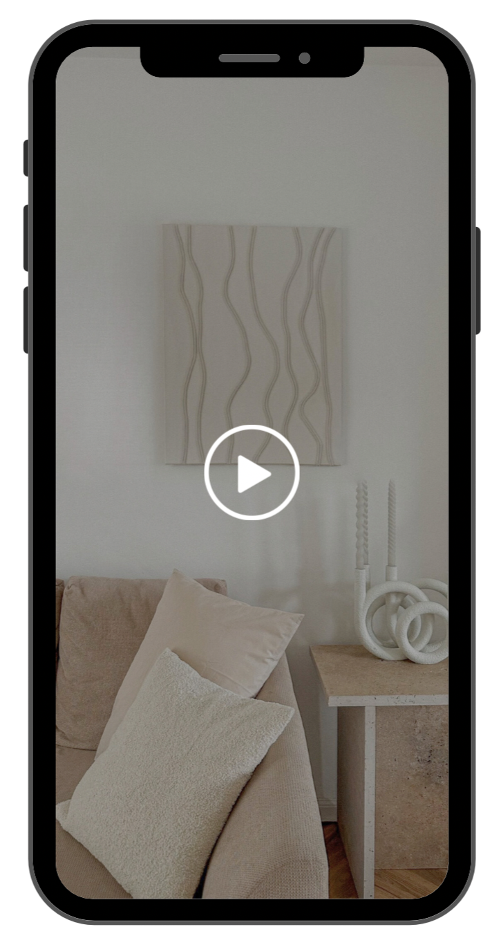 téléphone représentant la vidéo tutoriel des tableaux 