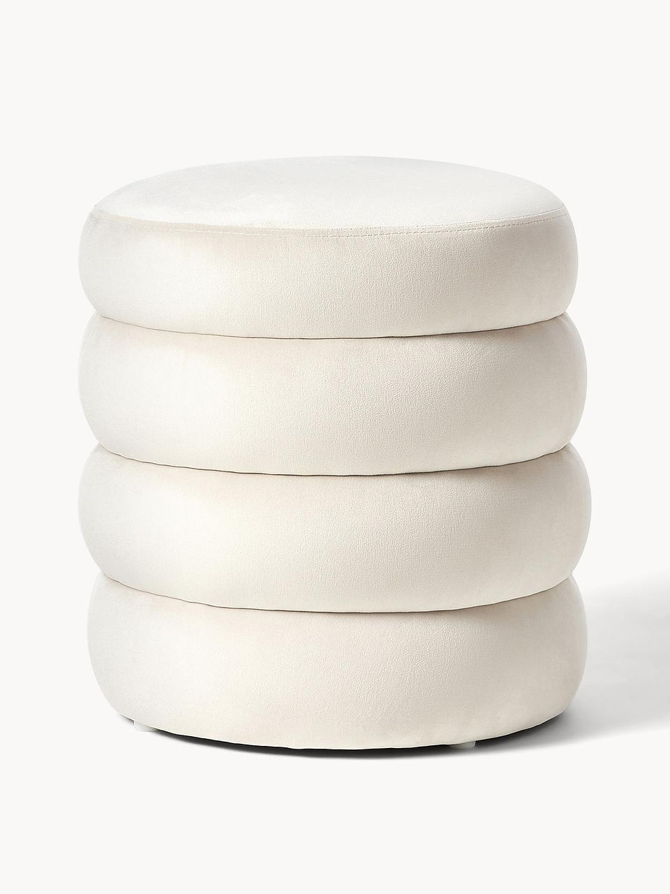 Pouf en velours