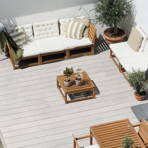 On transforme la terrasse de mes parents