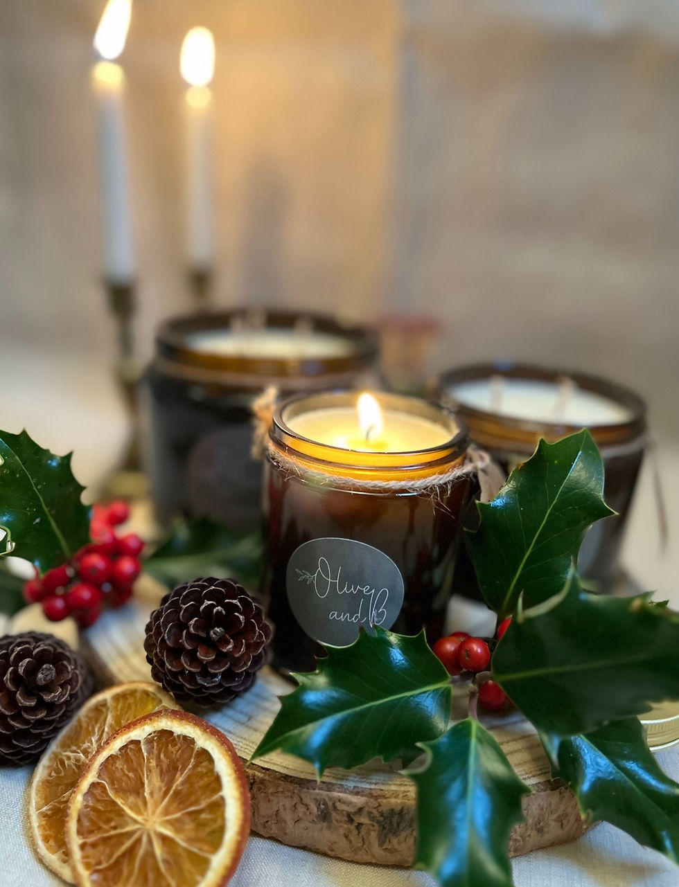 Festive Spice Soy Wax Candle