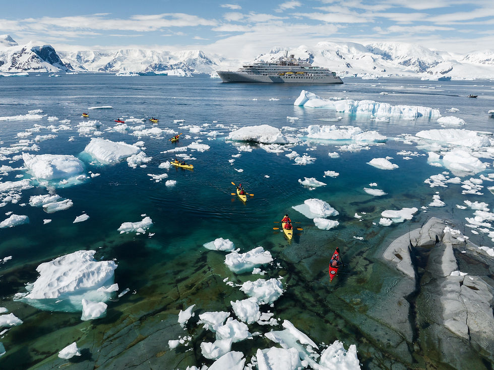 Silver Endeavour - Kayaking in Neko Harbour, Antarctica