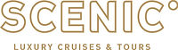 Scenic River Cruises Logo Gold with Tagline