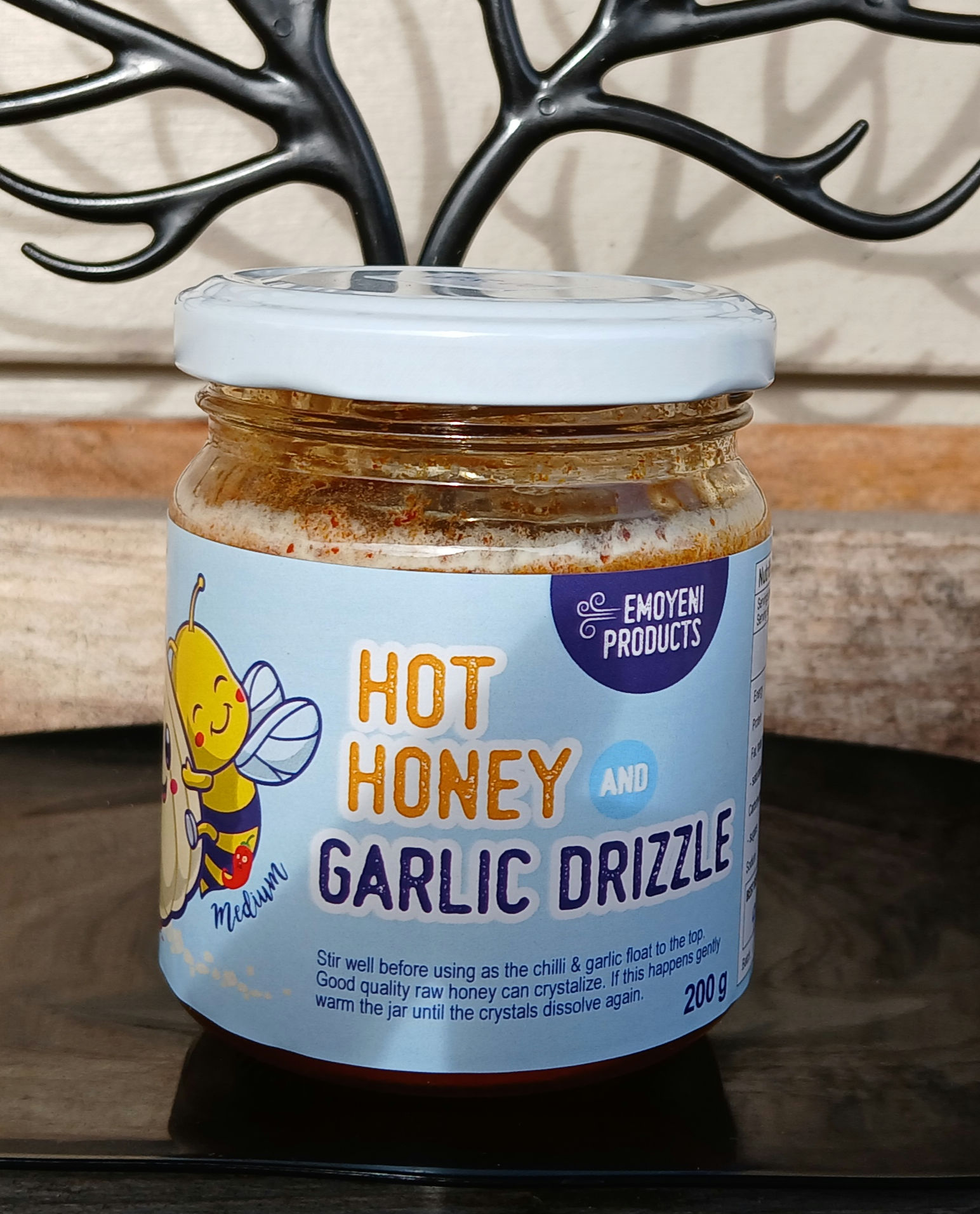Hot Honey and Garlic drizzle 200g 