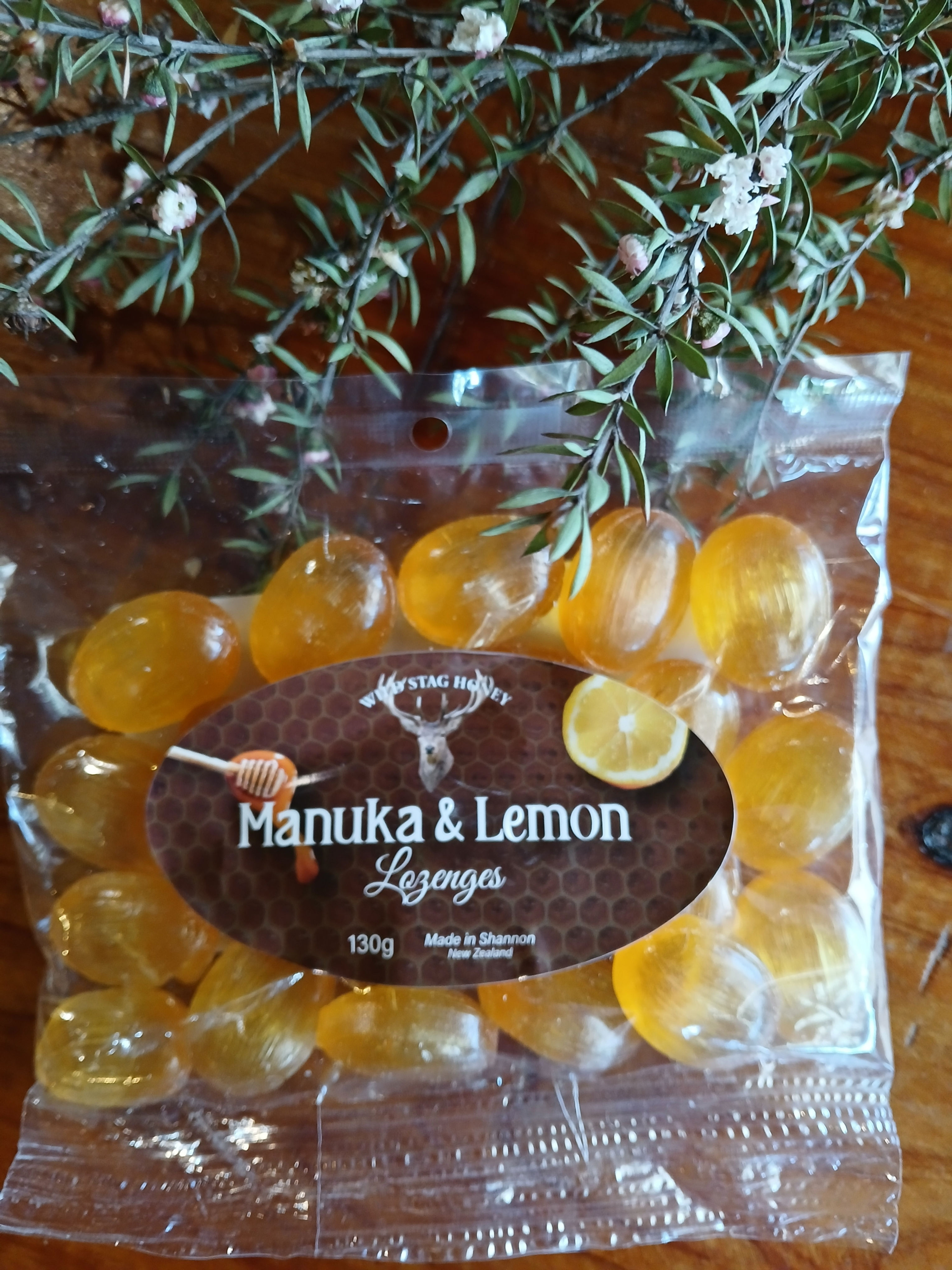 Mānuka & Lemon Lozenges 130g