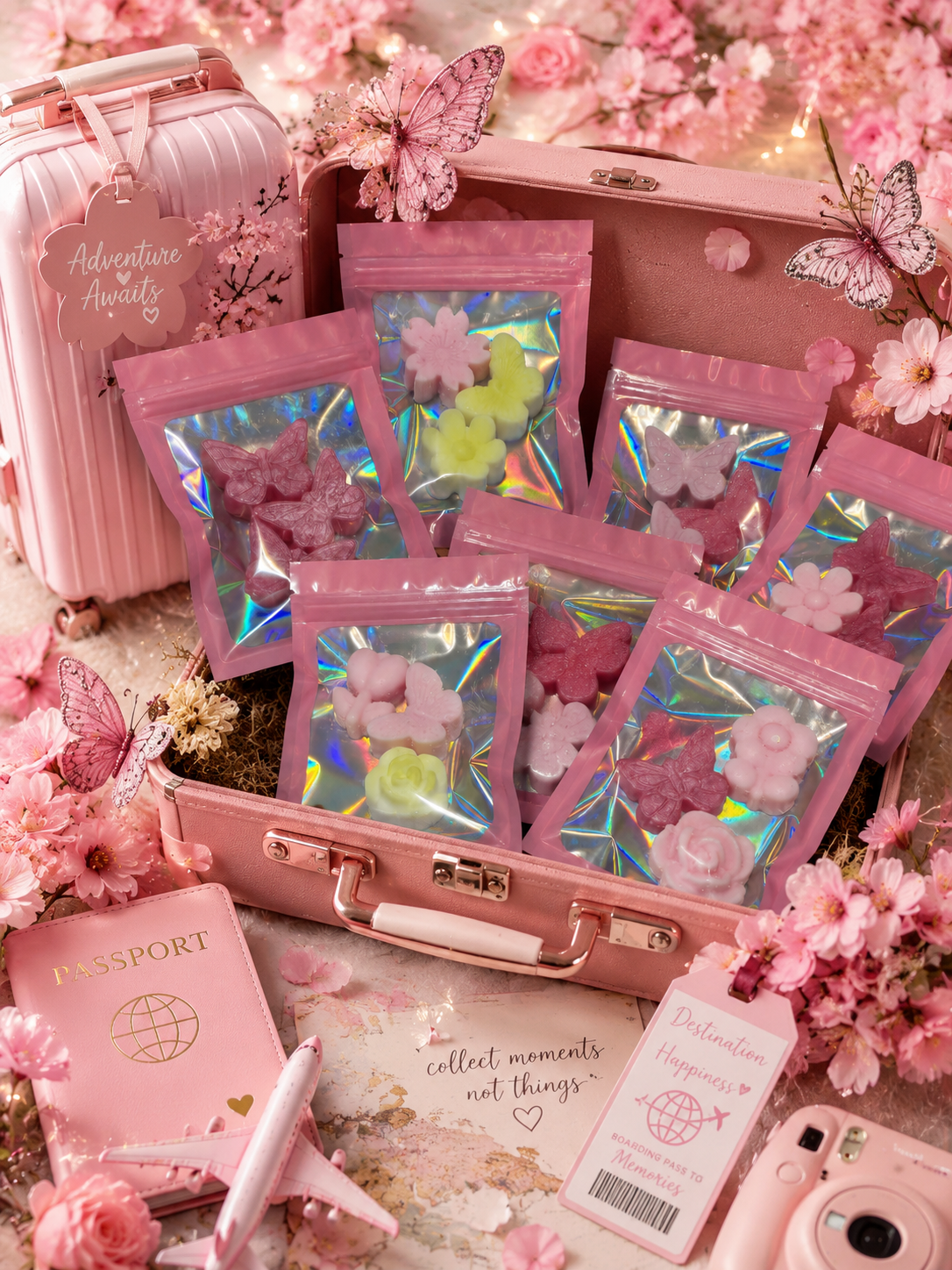 Butterflies & Flowers Travel Soaps