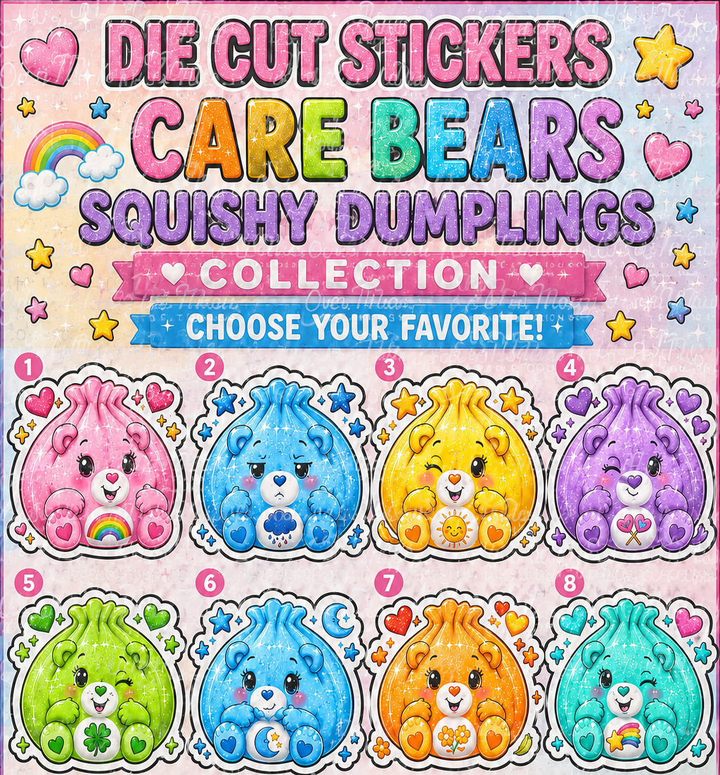 Care Bears Dumplings Collection  (DIE-CUT Stickers)
