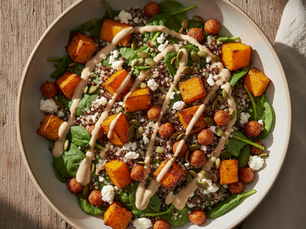 Nourishing Baked Squash Bowls