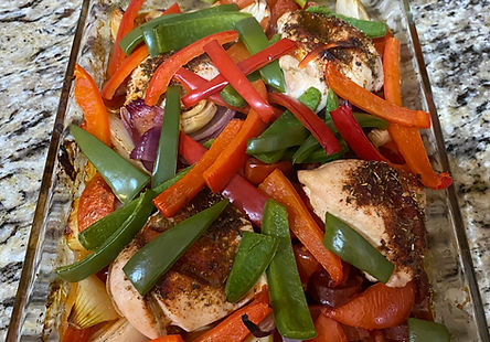 Spanish Chicken Tray Bake