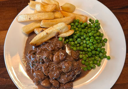 Filet Steak in Mushroom Sauce