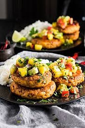 Prawn & Ginger Fishcakes with Salsa