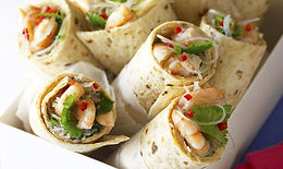 Avocado, Chorizo & Prawn Wrap