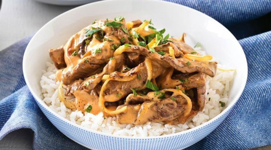Beef Stroganoff