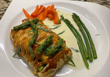 Salmon with a Champagne Sauce