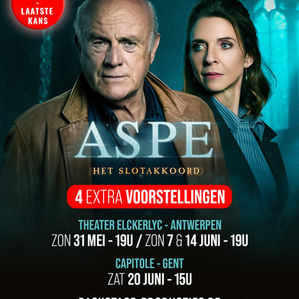 vier extra kansen om ASPE – HET SLOTAKKOORD live te beleven