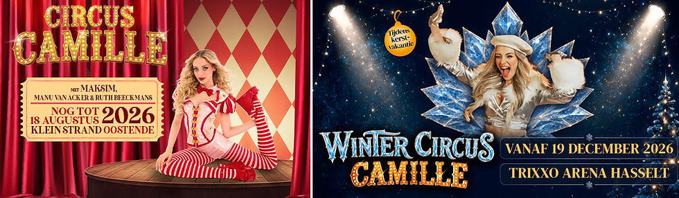 CAMILLE TRAPT RECORDZOMER AF MET SPECTACULAIRE AVANT-PREMIÈRE VAN VOLLEDIG NIEUWE CIRCUSSHOW