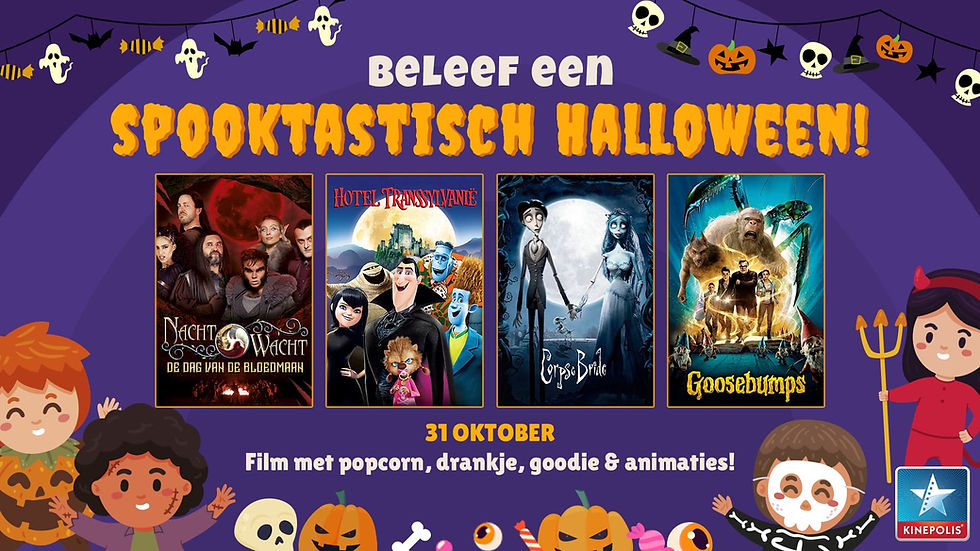 Halloween bij Kinepolis: een huiveringwekkende filmervaring voor jong en oud