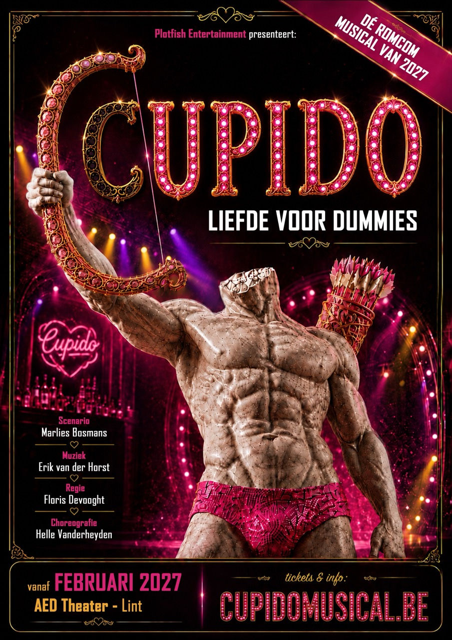 Plotfish Entertainment kondigt nieuwe musical aan: CUPIDO 