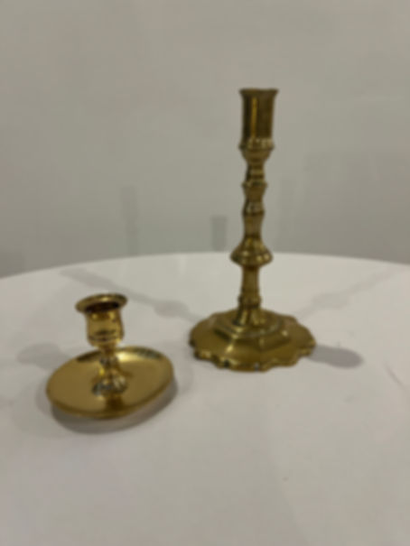 Candle Holder - Vintage Brass Taper