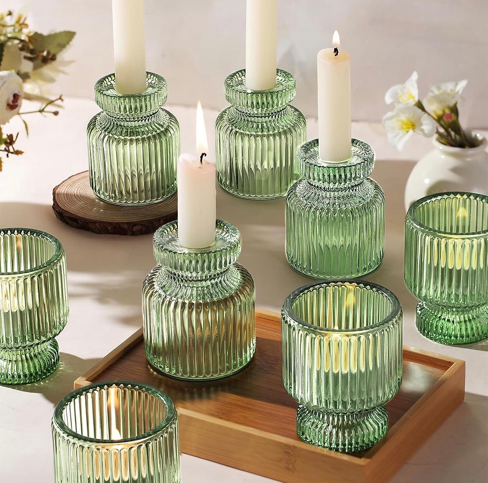 Thumbnail: Candle Holder - Glass Votive/Taper Holder